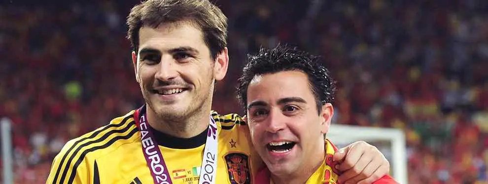 El homenaje a Xavi que nunca tendría Casillas en el Real Madrid