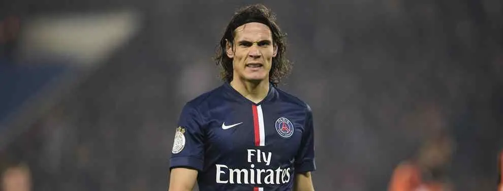 Los movimientos de Cavani para 'colarse' en el Real Madrid 2015-16
