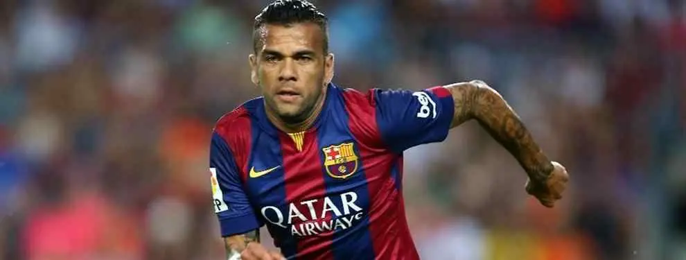 Descubren el precontrato que Dani Alves ha firmado con el Manchester United