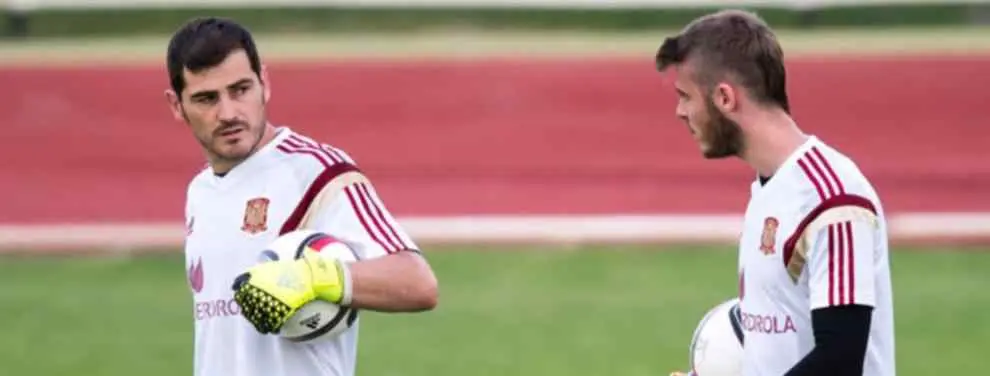 El mal rollo entre Iker Casillas y David de Gea se deja ver en La Roja