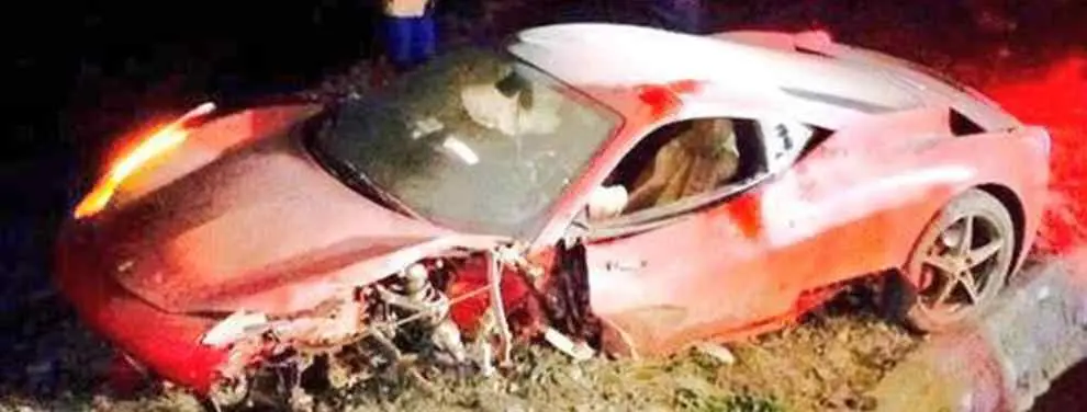 Arturo Vidal destroza su Ferrari conduciendo borracho y es detenido