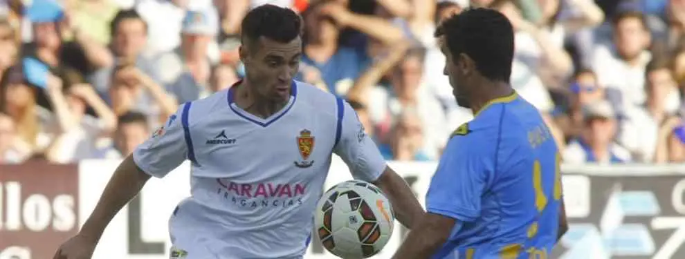 El Zaragoza golpea primero al equipo de Valerón en el 'play-off' de ascenso