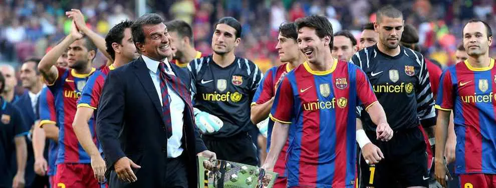 Aseguran que Messi desea el regreso de Laporta a la presidencia del Barça