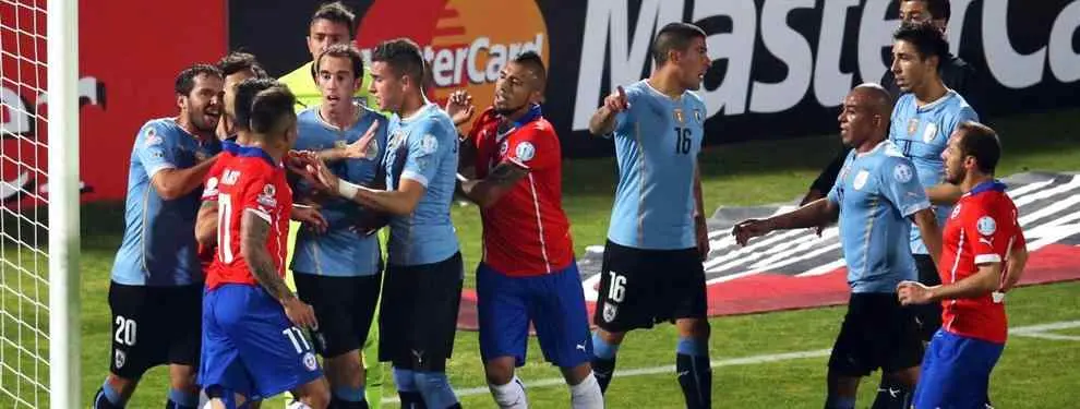 Chile liquida a Uruguay, que sin Luis Suárez es menos es Uruguay