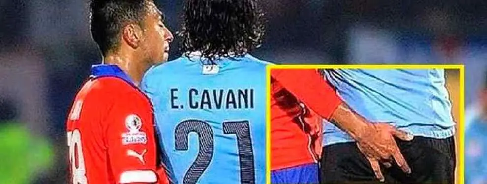 Godín pide para Jara el mismo que castigo que se llevó Luis Suárez