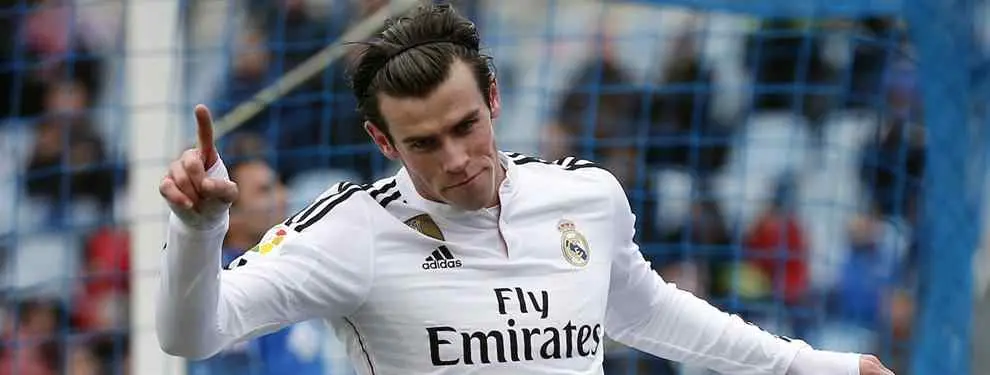 La foto de Gareth Bale con la camiseta del City