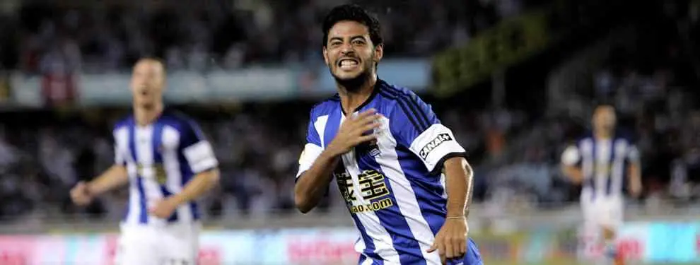 Sitúan al punta mexicano Carlos Vela en la órbita del Atlético de Madrid