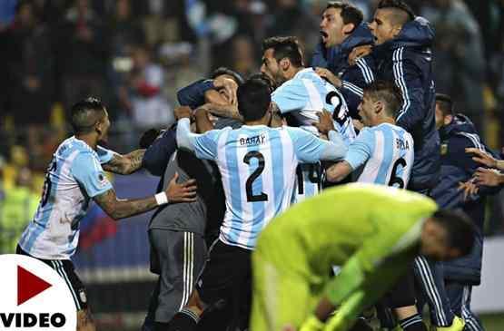 Argentina tumba a Colombia en los penaltis y Tévez consigue el definitivo