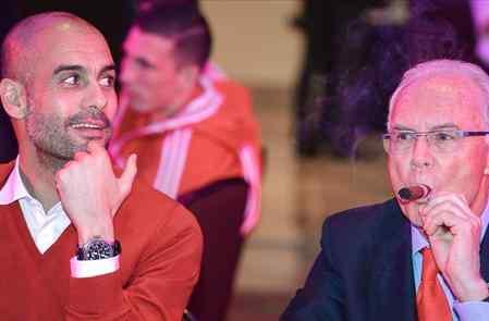 Beckenbauer avisa a Pep Guardiola de cuál puede ser su futuro en el Bayern