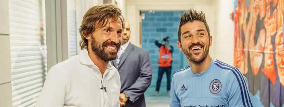 Pirlo se convierte en nuevo compañero de David Villa en el New York City