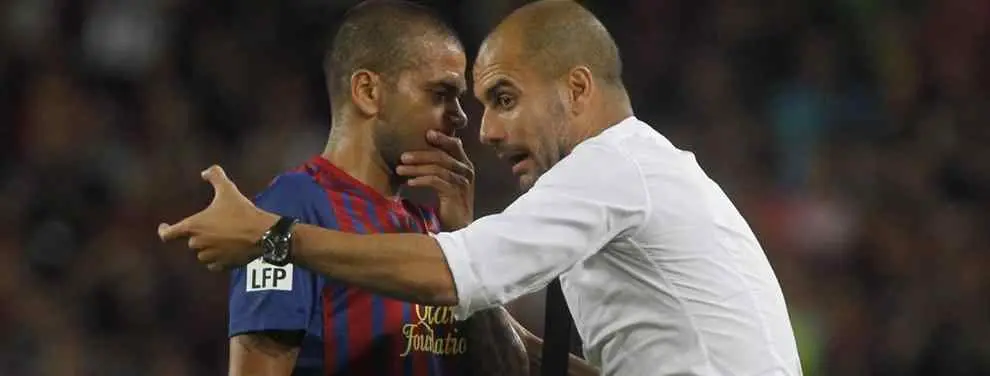 Alves descubre que Guardiola intentó ser el seleccionador brasileño