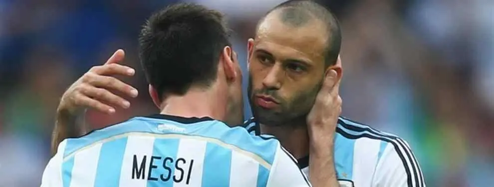 Mascherano está más harto que Messi y también se plantea dejar la selección
