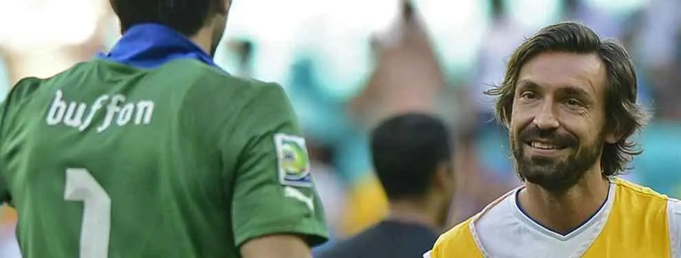 La emotiva carta de despedida de Buffon a Andrea Pirlo