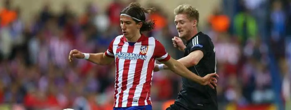El Atlético de Madrid se genera un problema con el fichaje de Filipe Luis