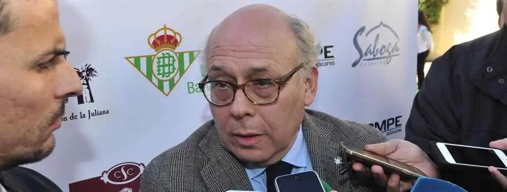 El presidente del Betis reconoce interés por un delantero como avanzó DB