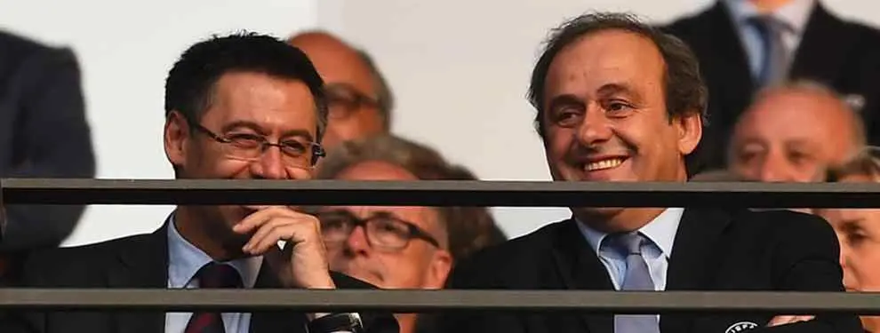 Platini traiciona a Bartomeu y el Barça se plantea retirarle su apoyo