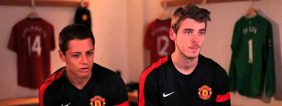 Chicharito Hernández tiene la llave para que De Gea se quede en el United