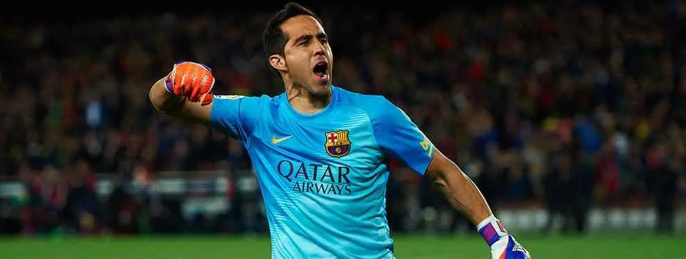 Revelan el descomunal cabreo que lleva Claudio Bravo con Ter Stegen
