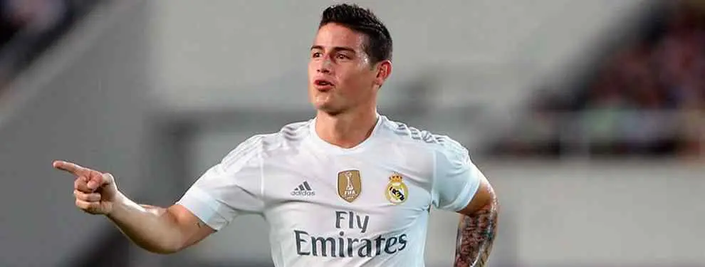 El jugador del Madrid que no sonrió con el golazo de James al Inter