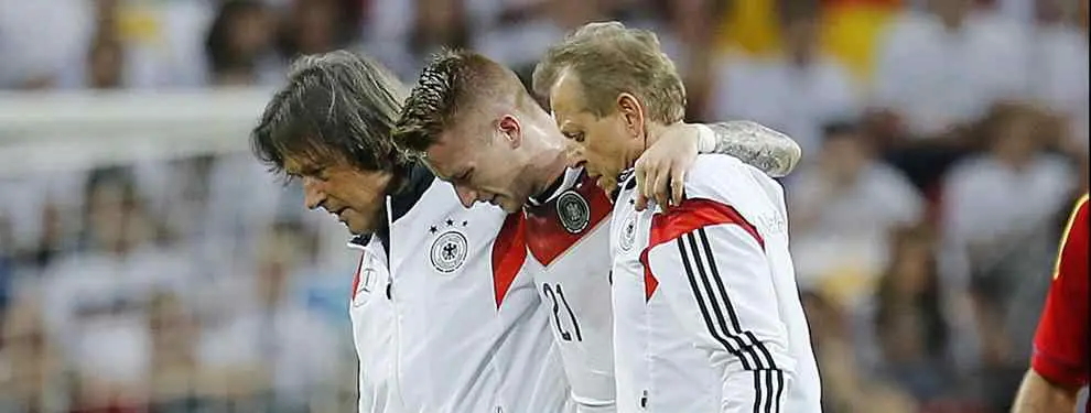 El Atlético pide informes médicos de los tobillos de Marco Reus