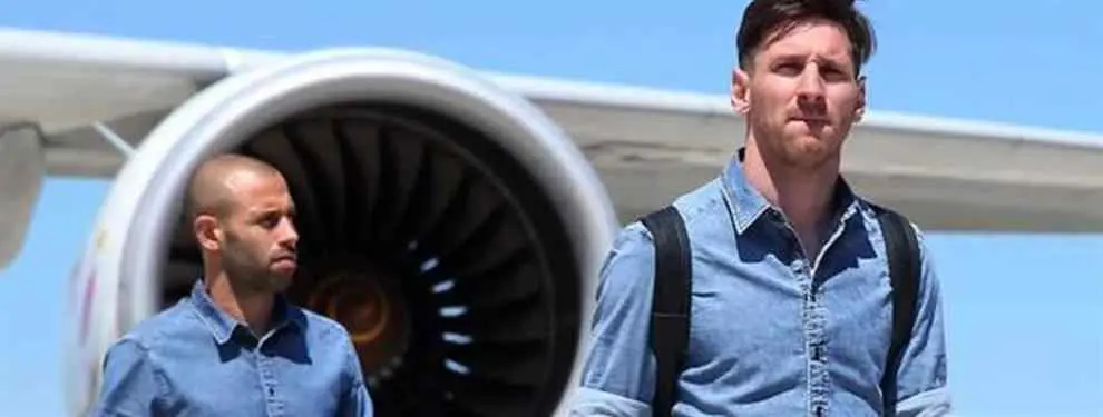 Messi y Mascherano dejan en evidencia a Bravo con las vacaciones