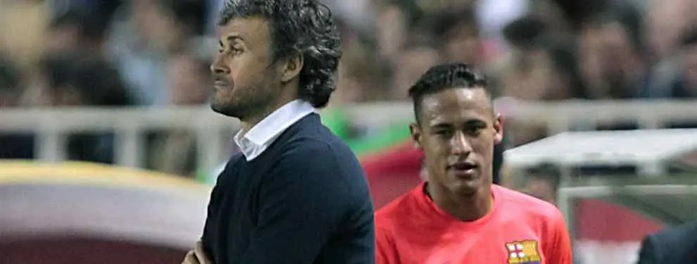 Luis Enrique se cansa y le da un serio toque de atención a Neymar