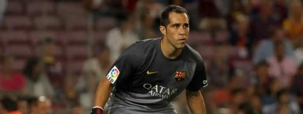 La falta de compromiso de Claudio Bravo lo deja en el banquillo del Barça