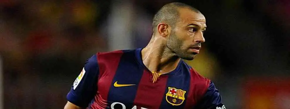 El Barcelona descarta negociar con la Juventus por Javier Mascherano