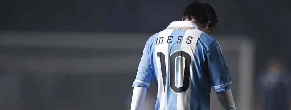 Martino le enseña a Messi la puerta de salida de la selección