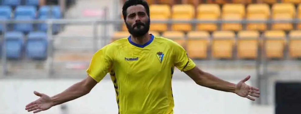 Dani Güiza no pudo tener un mejor estreno en el Carranza en partido oficial