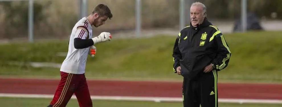 La conversación (tajante) que mantuvo Del Bosque con De Gea en Las Rozas