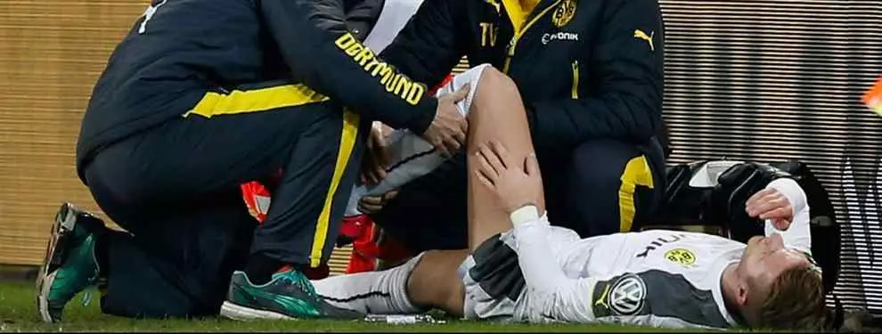 El auténtico 'Pupas' alemán Marco Reus ha vuelto a lesionarse. Y van....