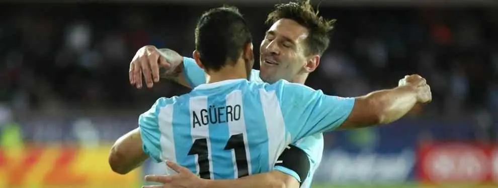 Revelan la conversación que mantuvieron Agüero y Messi sobre la albiceleste