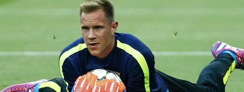 Ter Stegen no esconde su satisfacción por la lesión de Claudio Bravo