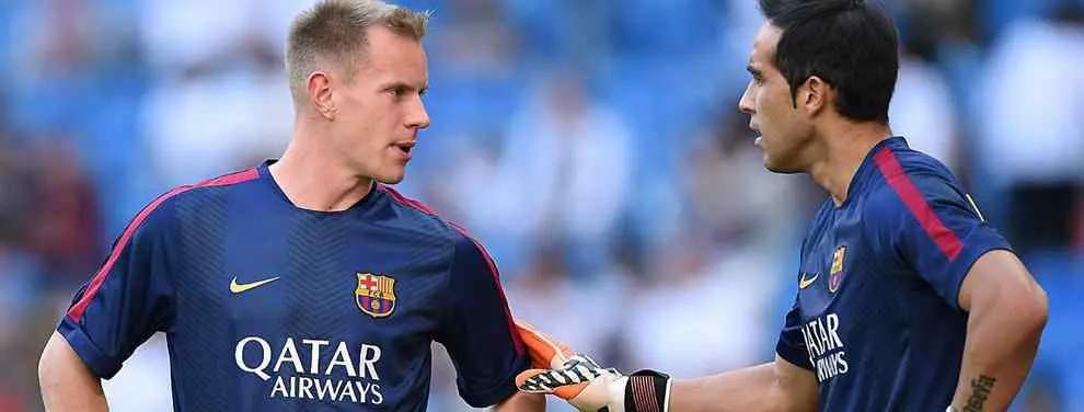 Habrá lío si Claudio Bravo no vuelve a la portería después de su lesión