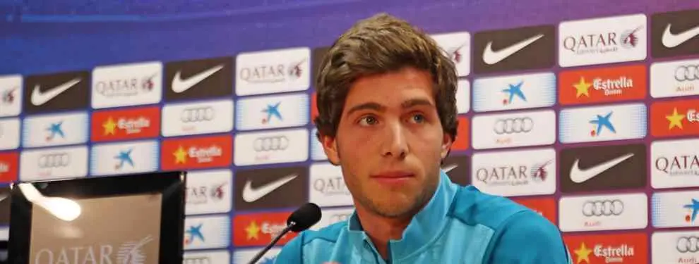 Un jugador del Barça no está contento con el buen hacer de Sergi Roberto