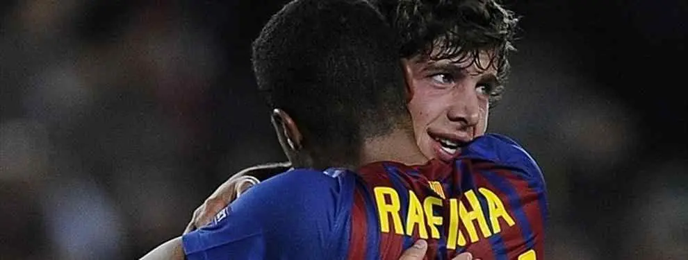 Sólo la sanción FIFA salvó a Rafinha y Sergi Roberto en el Barça
