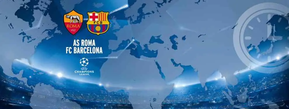 Las otras opciones para ver el duelo de Champions entre la Roma y el Barça