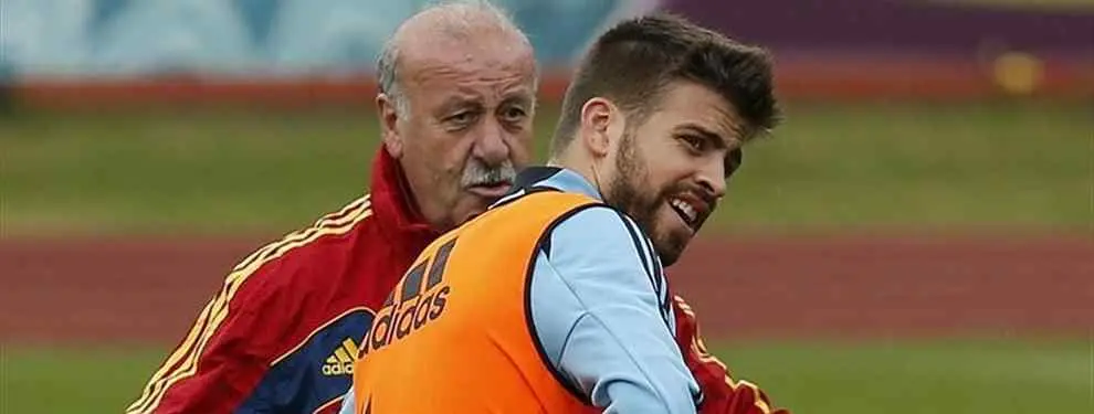 Del Bosque se convierte en el presidente del club de fans de Piqué