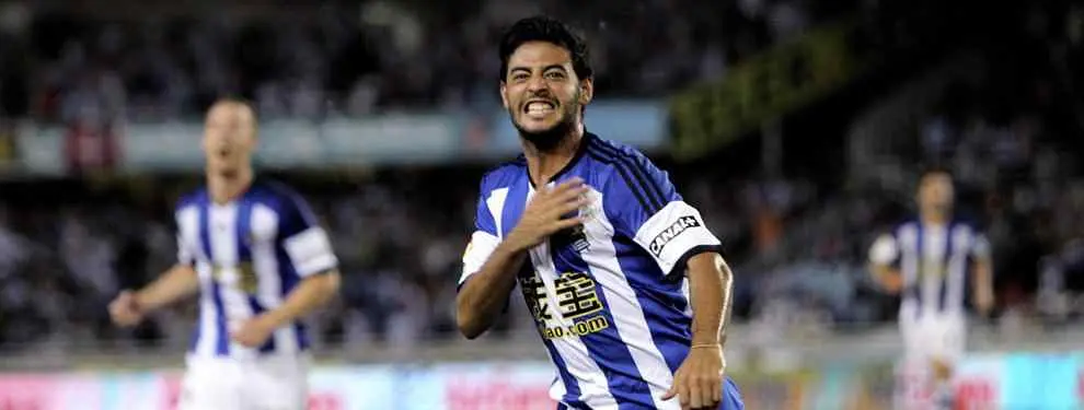 El ataque (desmentido) a Carlos Vela que pone patas arriba la Real Sociedad