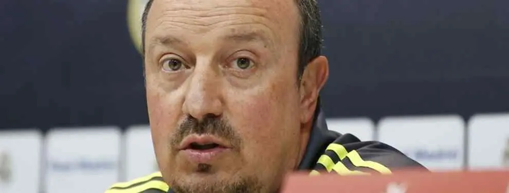 Rafa Benítez está indignado por los últimos minutos ante el Málaga