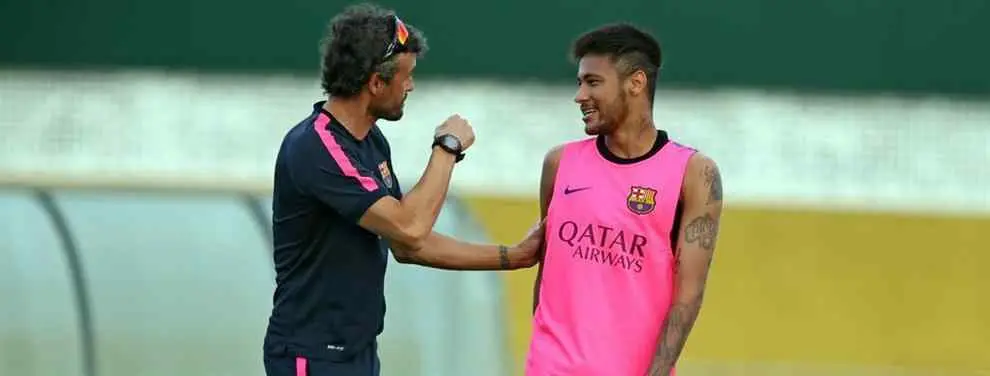Luis Enrique no elige a Neymar como líder del Barça en ausencia de Messi