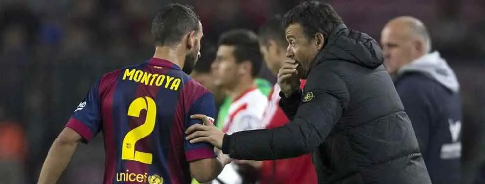 Luis Enrique ha hecho planes para Montoya por si se lo devuelven en enero