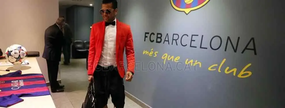 El Barça buscará una salida para Dani Alves a final de temporada