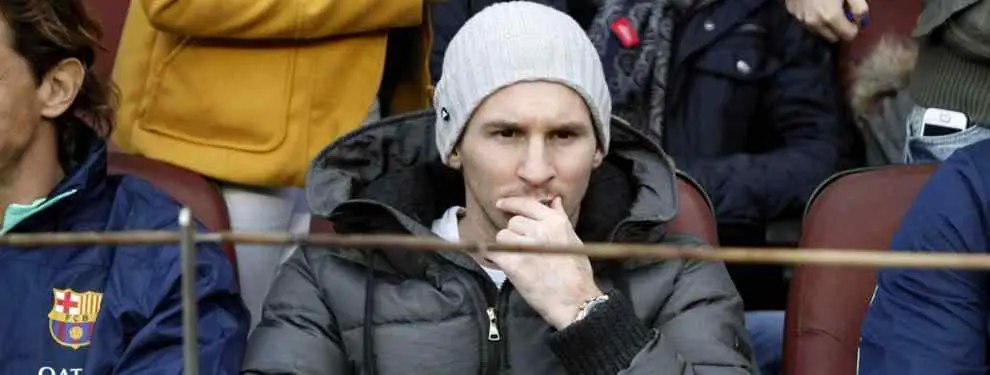 Leo Messi está muy preocupado... ¡Y no es por su lesión!