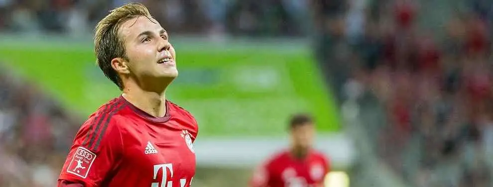 Ponen al futbolista del Bayern de Múnich Mario Götze a tiro del Valencia