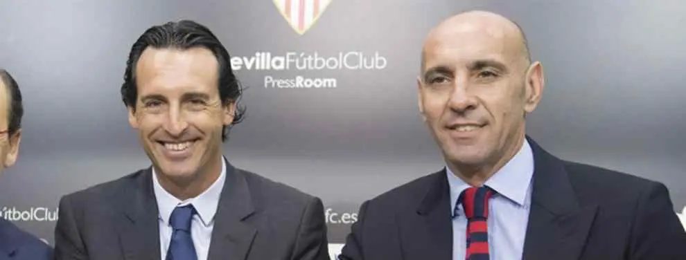 Monchi se 'alía' con Emery: Palo velado al vestuario del Sevilla