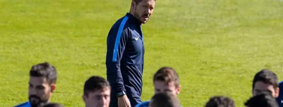 El conflicto (no contado) entre el Cholo y un futbolista del Atlético