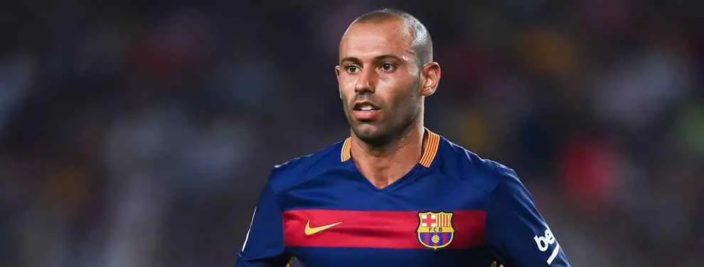 El Barcelona ya maneja una lista de posibles relevos para Javier Mascherano