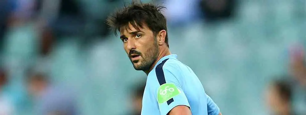 David Villa podría regresar a Europa para recalar en la Premier